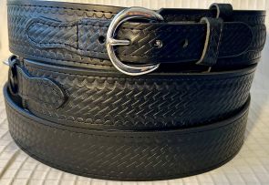 MARICOPA COUNTY SHERIFF (MCSO) DEPUTY'S RANGER DUTY BELT - CHROME BUCKLE.